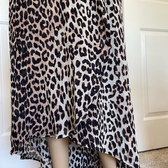 Gianni leopard print Georgette dress - Picture 4 of 16